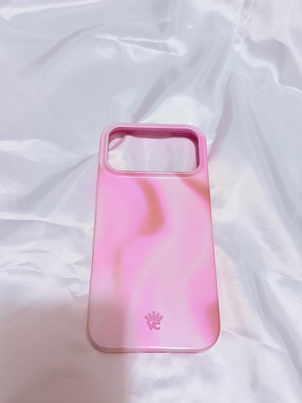 Velvet Caviar Pink Marble Silicone iPhone 17 Pro Max Case